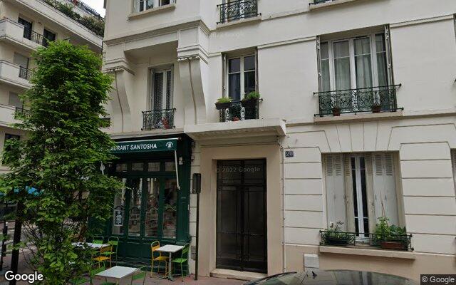 Façade : 20 rue Rivay, Levallois-Perret